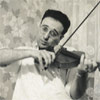 Harold playing violin