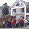 Group Before Roger Conant Statue